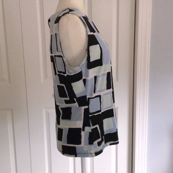 Worn Once! Calvin Klein Pleated Neck Top - Picture 5 of 11